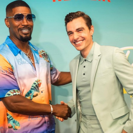 Dave Franco with American actor and comedian Jamie Foxx.